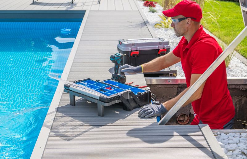Local Pool Deck Repair pros at work